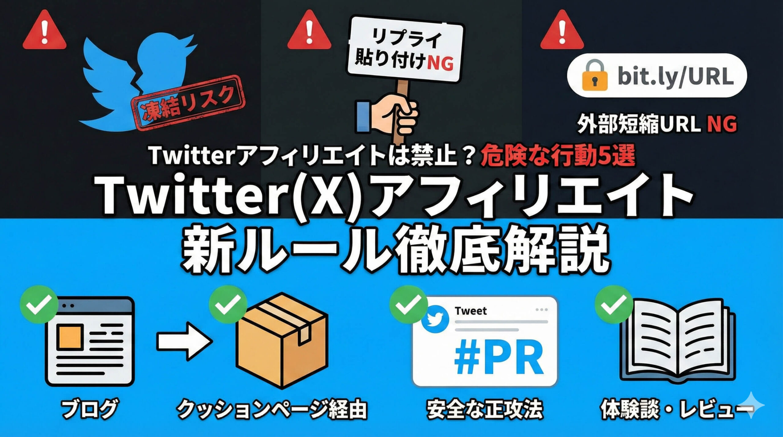 Twitterアフィリエイトは禁止?【2026年最新】規約違反で凍結されないための「3つの鉄則」